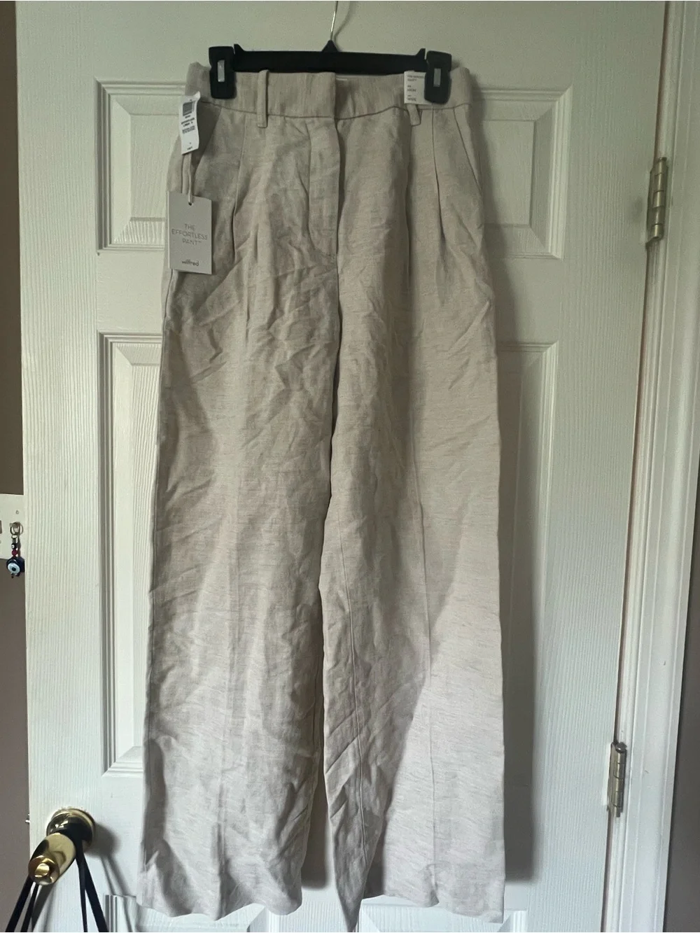 NWT Aritzia The Effortless Pant - Linen